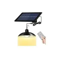 GENERICO - Lampara Solar Colgante 120w Plafon Panel Solar Control