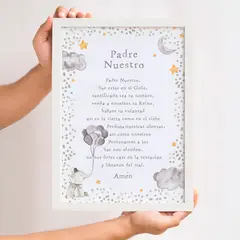 DECORACION PAJARITO - Cuadro decorativo regalo religioso Padre Nuestro