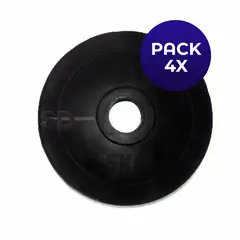 SDFIT - Disco Engomado 5 KG para Barra Pre Olímpica Eco Rubber Pack4