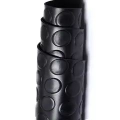 GENERICO - Piso goma antideslizante estoperol 3mm 1mt x 1mt