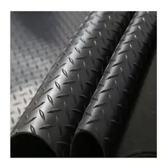 GENERICO - Piso goma antideslizante diamantado 3mm 1mt x 1mt