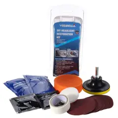 GENERICO - Kit Repara Foco Óptico Completo Para Pulir Limpiar Karvas