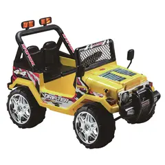 HOBBY MARKET - Vehículo Infantil Jeep Doble Asiento Amarillo