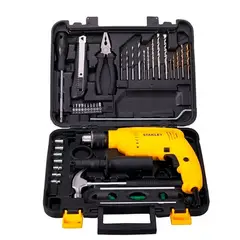 STANLEY JR - Kit taladro percutor STANLEY Model SDH600KA-B2C 600W+34 acc