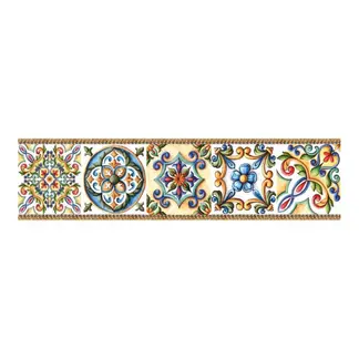 DECORALIA - Pack 3 unidades LISTEL SICILIA 8X30cm