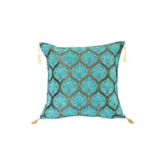 TURKUAZ - Cojín turco 44x44 Filigrana Turquesa