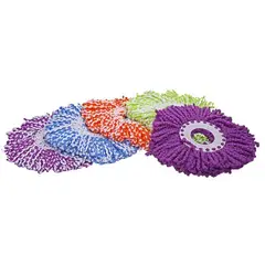 CRUSEC - Pack 5 Repuestos Cabezal Mopa Giratoria 360° Trapeador