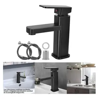 GENERICO - Llave Monomando Lavamanos Cuadrada Clásica