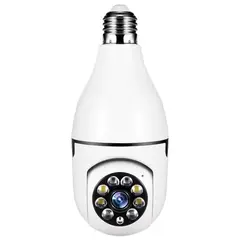 UNIVERSAL - Camara Seguridad Tipo Ampolleta 360° Blanca