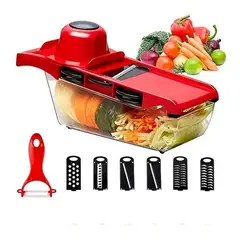 GENERICO - Cortadora de Verduras Mandolina 10 en 1