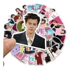 GARSIL - 50 Stickers Harry Edward Styles - Etiquetas Autoadhesivas