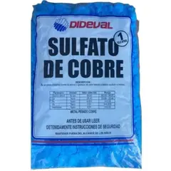 GENERICO - Sulfato De Cobre Alguicida Anti Hongos Para Piscinas 1 Kg