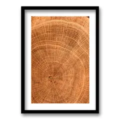 RETELA - Cuadro Flúcreas - Negro - 70x50 cm