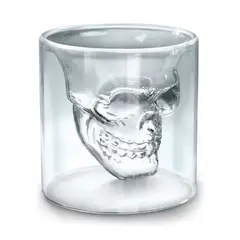 PERFECT CLASS - Set 6 Vasos Calavera 250 ml
