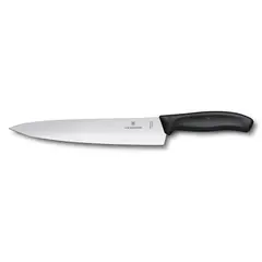 VICTORINOX - Cuchillo para trinchar SwissClassic color Negro. Hoja 22 cm.