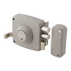 ODIS - Cerradura Sobreponer 321 Puertas De Madera - Gris