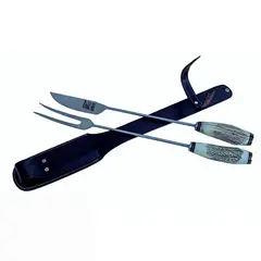 AL FILO DEL GAUCHO - Juego Parrillero Ciervo Artesanal