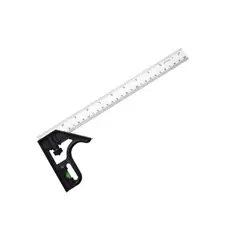 ESHOPANGIE - Regla Angular Herramienta De Medición Combinada 300mm