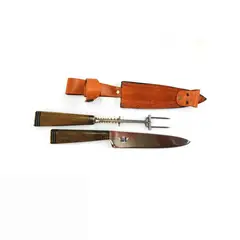 AL FILO DEL GAUCHO - Parrillero Cuchillo Destenedor Delux Artesanal