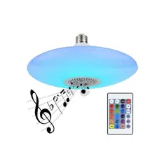 OFERTABKN - Ampolleta Ufo Rbg E27 Bluetooth Control Remoto Parlante