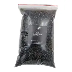 GENERICO - Cuarzo Granulado Pigmentado Decorativo Negro