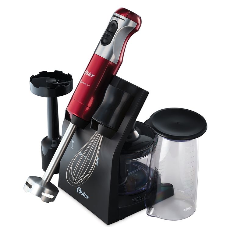 Batidora De Inmersión Roja Con Cuchilla Quad 5103