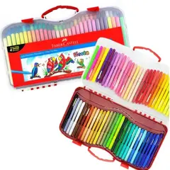 FABER-CASTELL - Marcadores Fiesta 60 Colores Faber Castell