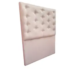 GENERICO - Respaldo 1 1/2 Beige Felpa Botone a piso Muebles Rimar