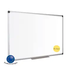 BI SILQUE - Pizarra Blanca Doble Cara Melamina 240x120cm Bi-Silque