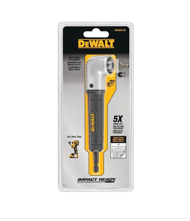 Adaptador Para Atornillar 90° Impact Ready® Negro