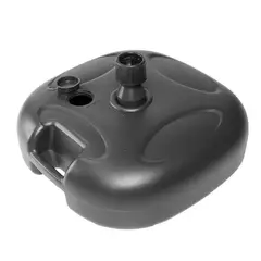 NECTAR - BASE PLÁSTICA CUADRADA NEGRA RELLENABLE PARA QUITASOL – 18 KG / 18 L