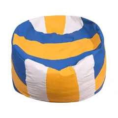 GENERICO - Pouf Pera Voleibol Eco Cuero 80x80x80 cm Máxima Design