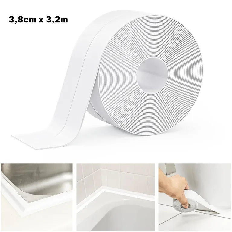 Cinta pvc Adhesiva Impermeabilizante Selladora de 40mm x3m