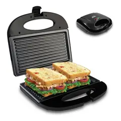 GENERICO - Sandwichera Electrica Tostadora Grill Para Panes Carnes