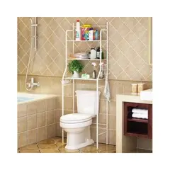 GENERICO - Estante Organizador de Baño Sobre Inodoro Metálico de 3 Niveles - Maximiza Espacio