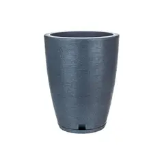 FLORIDIS - MACETERO GRAFITO AMSTERDAM 44CM ALTO CON PLATO