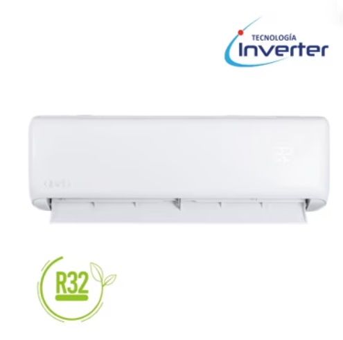 Aire acondicionado de 9000 btu tipo split muro Inverter R32