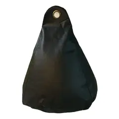 REHUCE - Puff para niños eco cuero - Negro