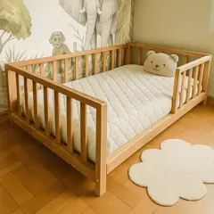 MPA DECOHOGAR - Cama para niños, Base Cama bv de madera - 1,5 plaza