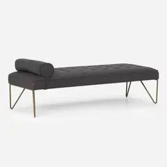 ROSEN - Banqueta Stepney Tela Charcoal
