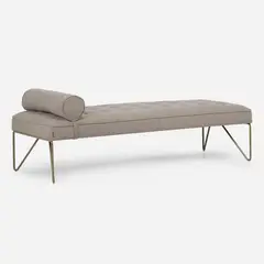ROSEN - Banqueta Stepney Tela Taupe
