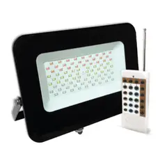 DEMASLED - Foco Reflector LED Proyector 50W RGB Multicolor