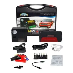 GENERICO - Partidor Power Bank 12v Cargador Portátil Con Inflador Ruedas