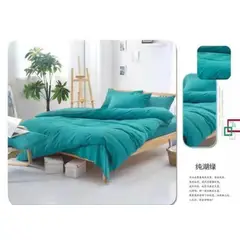 ANGELES DEL HOGAR - Juego De Sabanas King + 2 Fundas D Almohadas Turquesa