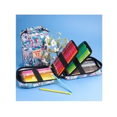 ESHOPANGIE - Juego De 72 Lapices De Colores Acuarela 4 Capas Estuche