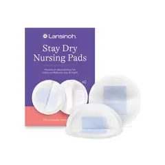 LANSINOH - Absorbente de leche desechable Stay Dry, 60 unid.