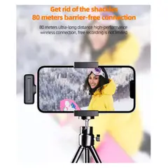 STARTECHOFFICE - Micrófono Inalámbrico de Solapa Doble Reducción de Ruido Captura 360°