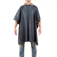 ALASKA - Poncho Impermeable PVC con Gorro