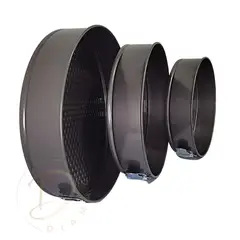 GENERICO - Set 3 Moldes Tortas Queques Antiadherentes Redondos