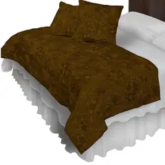 MALLORCA - Piecera Con Fundas Victoriana Café Reversible